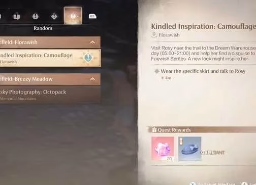 infinity-nikki-kindled-inspiration-camouflage-quest-walkthrough-2026-image-1